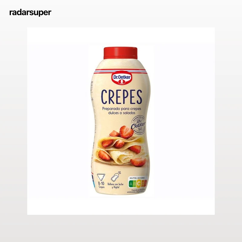 DR. OETKER Preparado en polvo para hacer crepes Dr. OETKER 175 g.