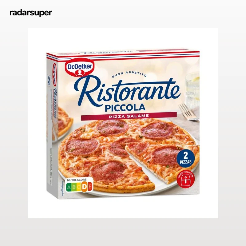 DR. OETKER Ristorante piccola Pizza de salami con base fina 282 g.