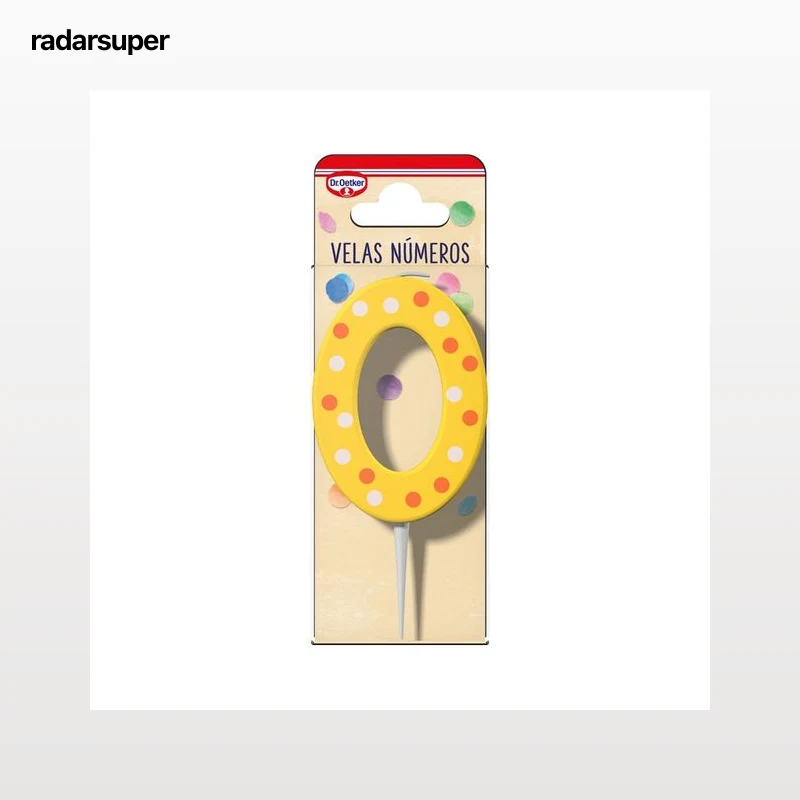 DR. OETKER Vela número 0, 1 ud