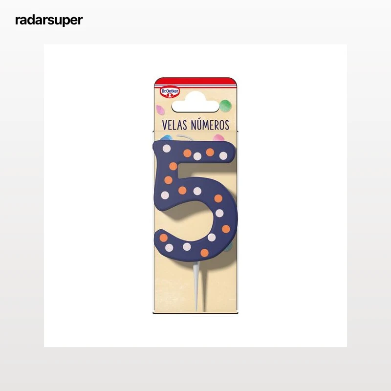 DR. OETKER Vela número cinco,1 uds.