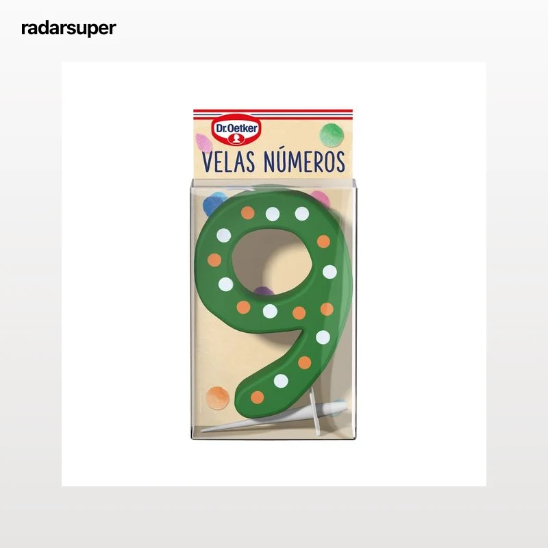 DR. OETKER Vela número nueve DR. OETKER 1 ud.