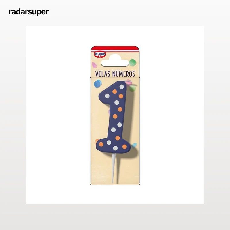 DR. OETKER Vela número uno, 1 uds.
