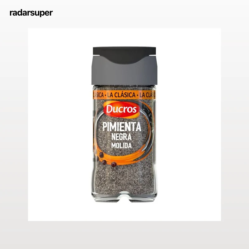 DUCROS Pimienta negra molida 40 g.