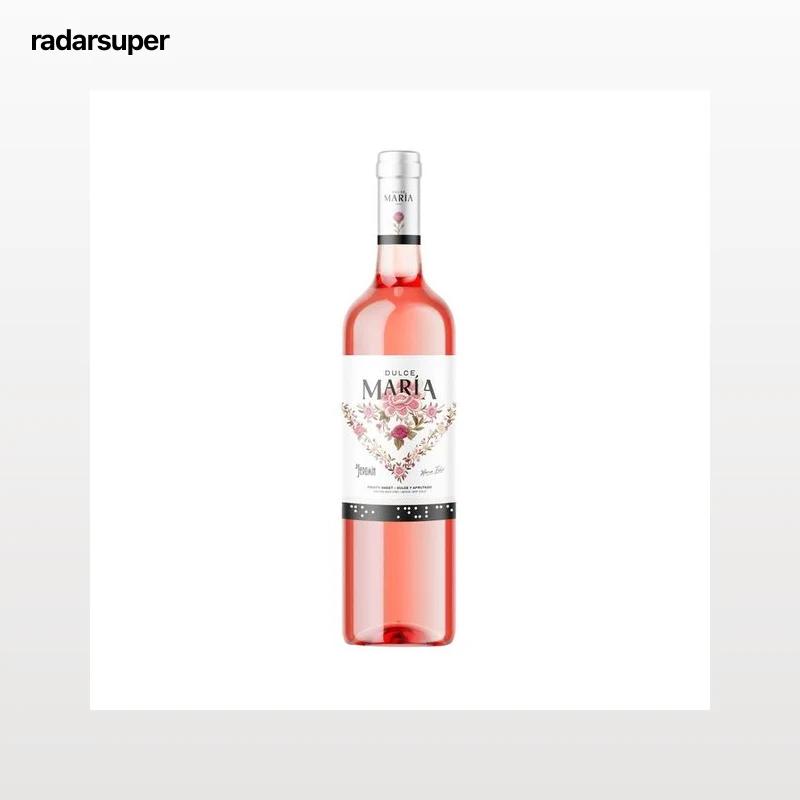 DULCE MARÍA Vino rosado dulce y afrutado con D.O. Vinos de Madrid botella 75 cl.