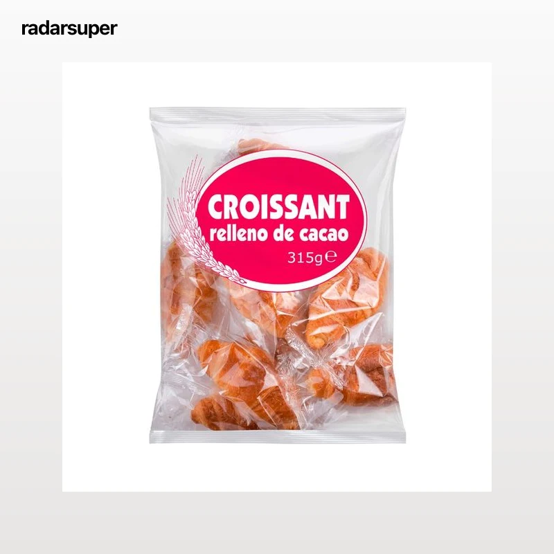 DULCESA Croissansts rellenos de cacao, 7 uds aprox. 315 g.