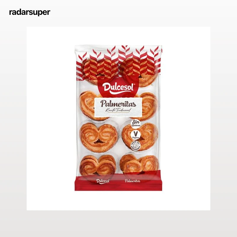 DULCESOL Bandeja de palmeritas 140 g.