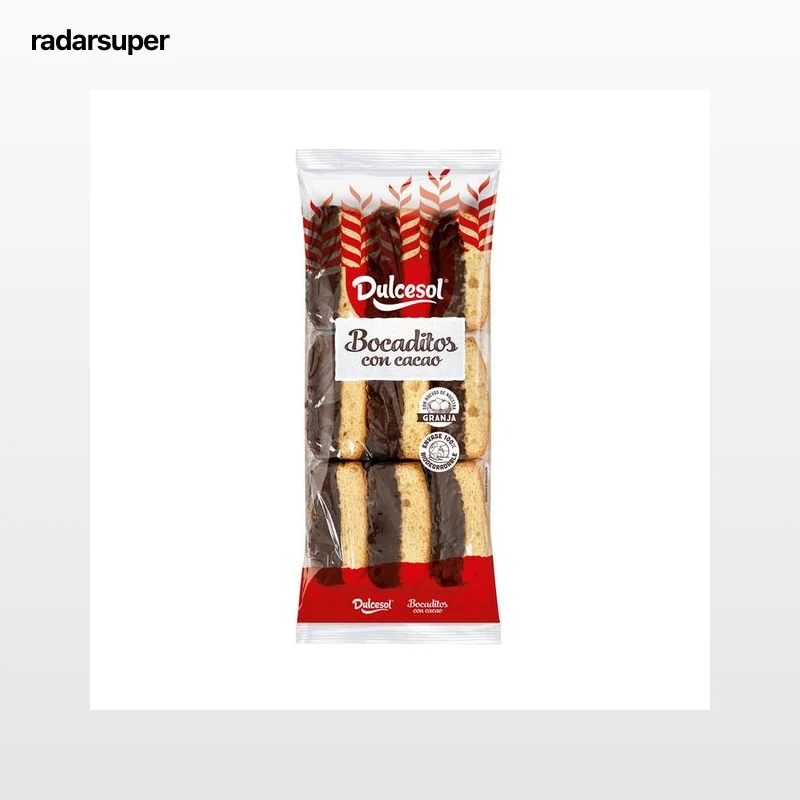 DULCESOL Bocaditos Bizcochitos con cacao 250 g.