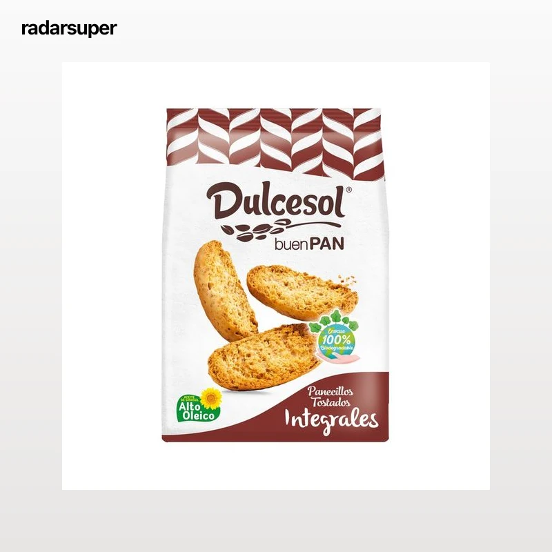 DULCESOL Panecillos tostados integrales 400 g.