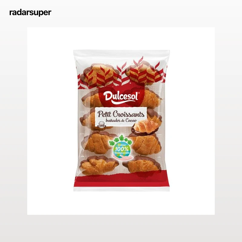 DULCESOL Petit Croissant Bañado Chocolate 10 uds.