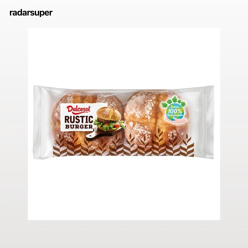 DULCESOL Rustic Burger Pan burguer 4 uds. 300 g.