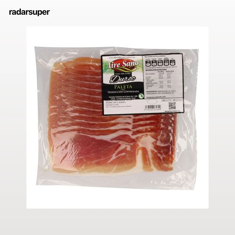 DUROC Paleta serrana en lonchas DUROC 150 gr