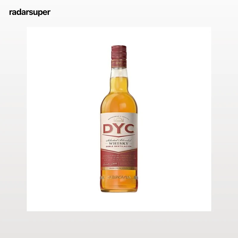 DYC Whisky blended nacional 5 años botella 70 cl.
