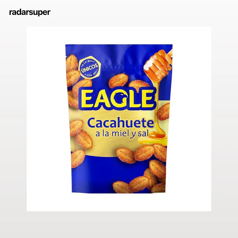 EAGLE Cacahuetes tostados con miel y sal 75 g.