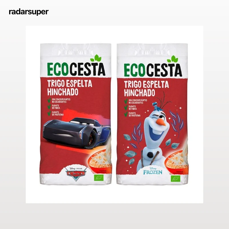 ECOCESTA Cereales de trigo espelta hinchado, ecológico 200 g.