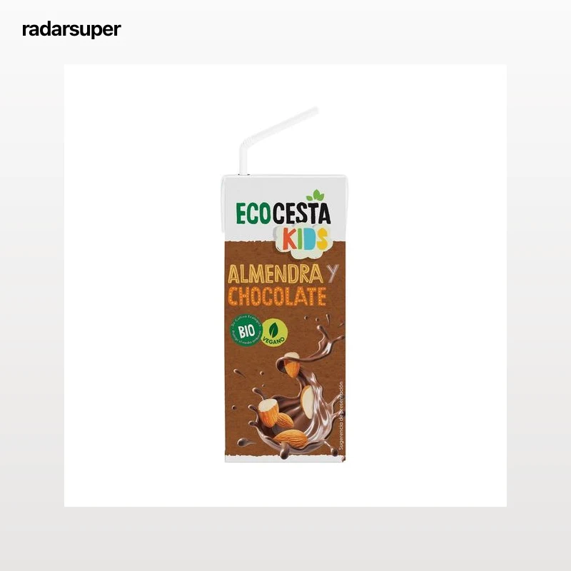 ECOCESTA Kids Bebida vegetal de almendra y chocolate 200 ml.