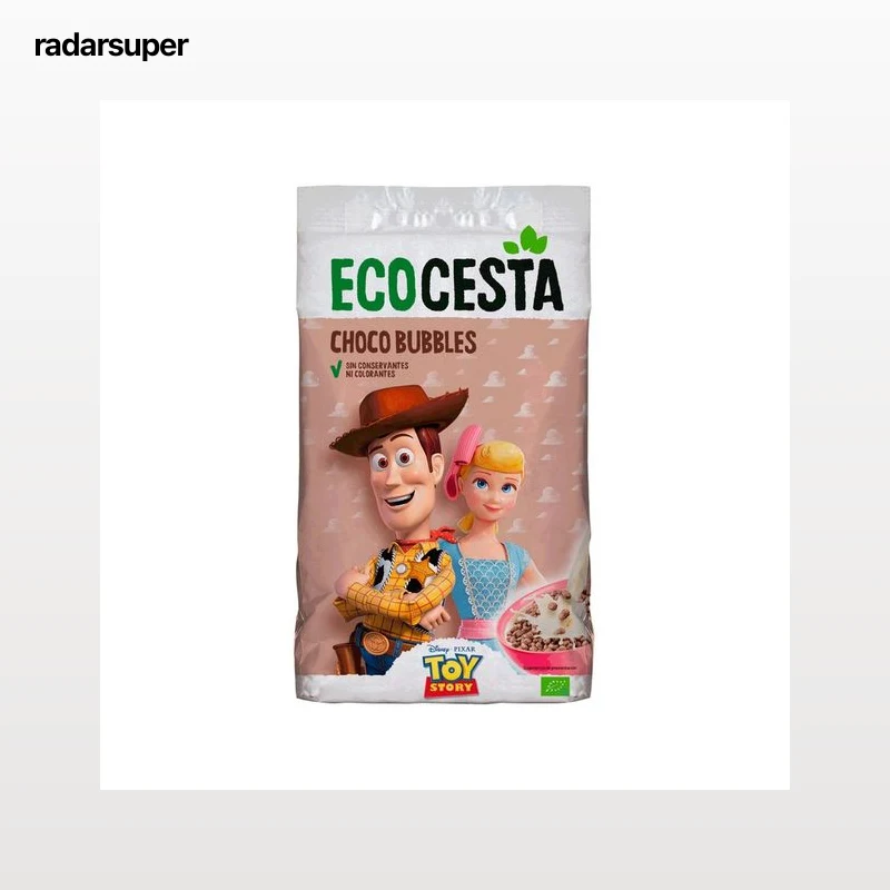 ECOCESTA Kids Choco bubbles (cereales de chocolate) ecológicos 375 g.