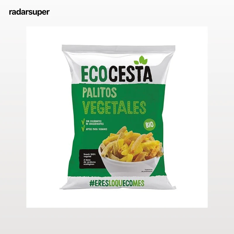 ECOCESTA Palitos 100& vegetales a base de verduras ecológicas 70 g.