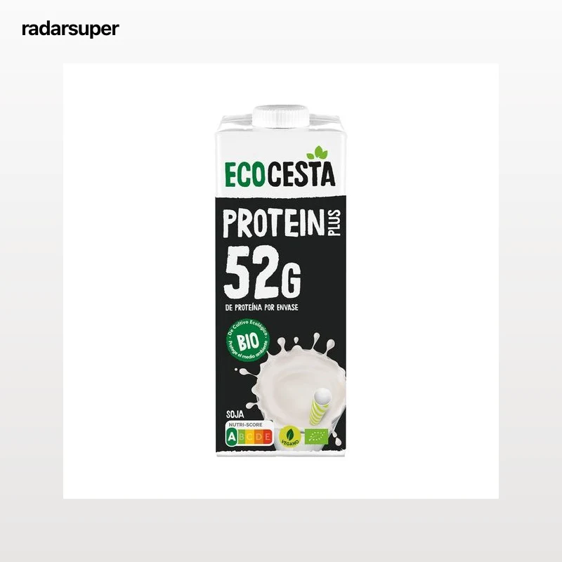 ECOCESTA Protein plus Bebida vegetal de soja ecológica, con alto contenido en proteinas 1 l.