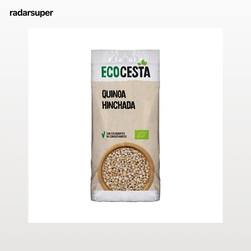 ECOCESTA Quinoa hinchada de cultivo ecológico, sin colorantes ni conservantes 125 g.
