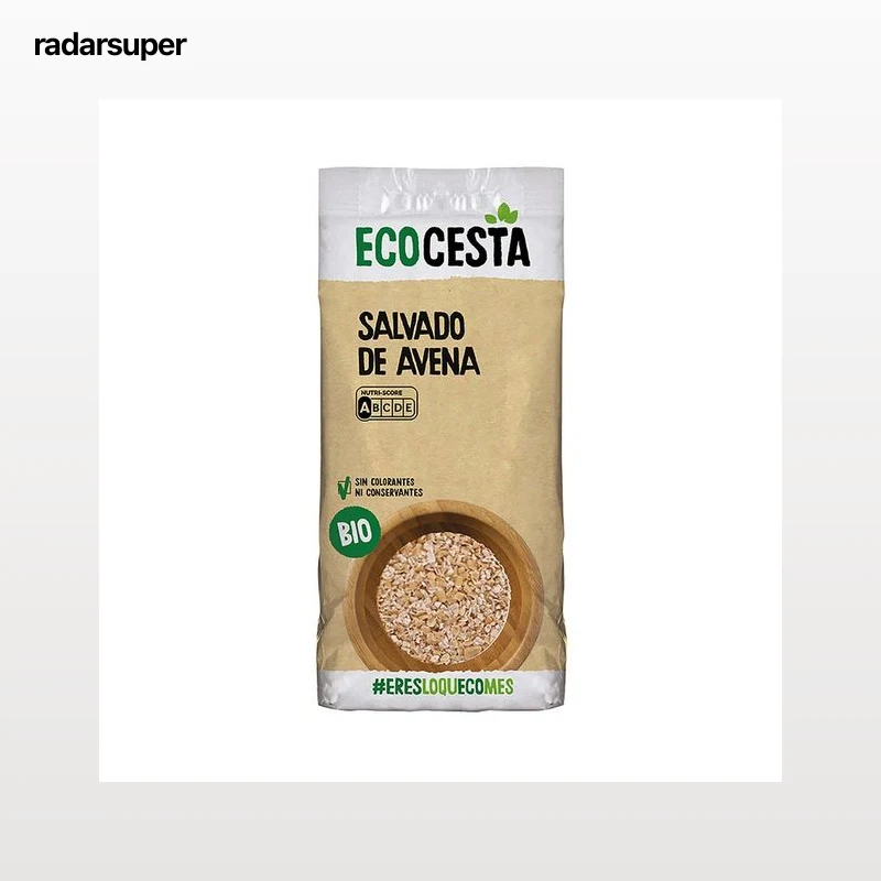 ECOCESTA Salvado de avena de agricultura ecológica 500 g.