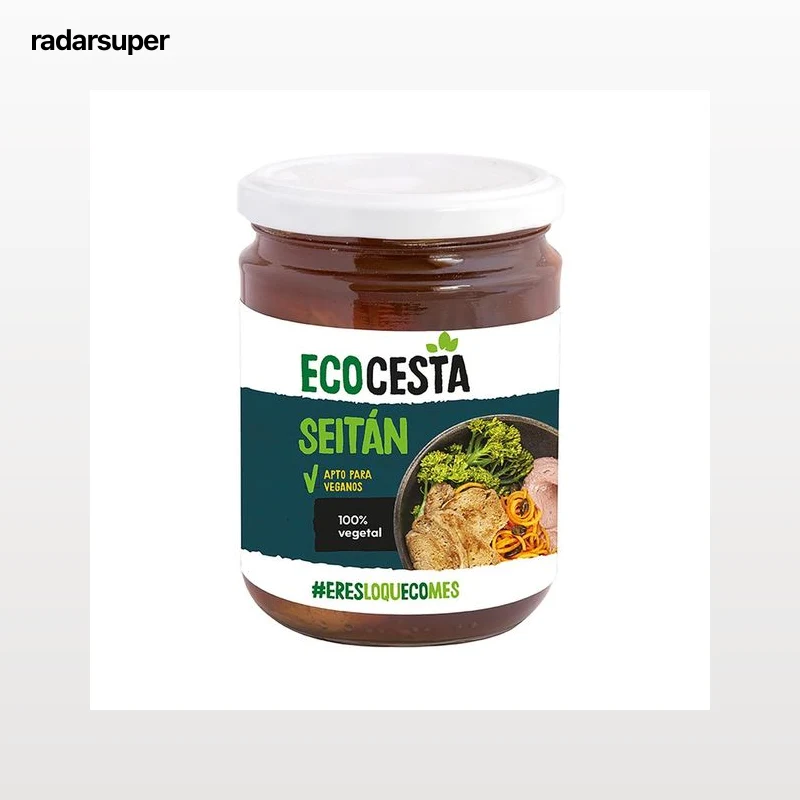 ECOCESTA Seitán 100% vegetal, apto para veganos 385 g.