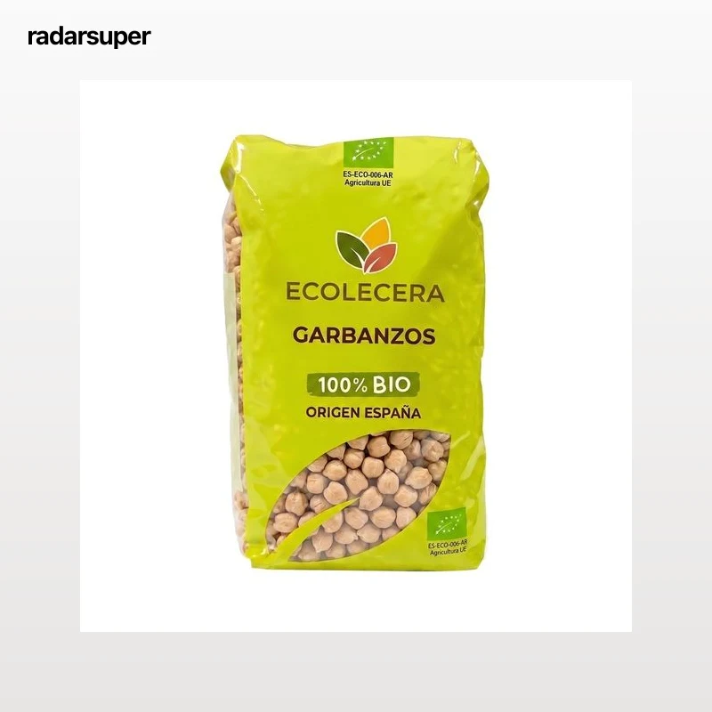 ECOLECERA Garbanzo extra de Aragón de cultivo ecológico 500 g.