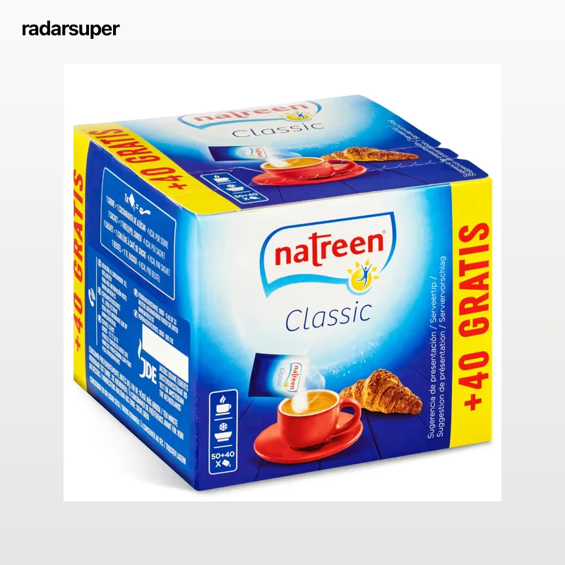 Edulcorante granulado en sobres Natreen 90 unidades