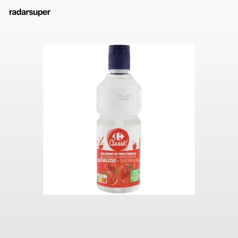 Edulcorante líquido Cassic Carrefour 200 ml.