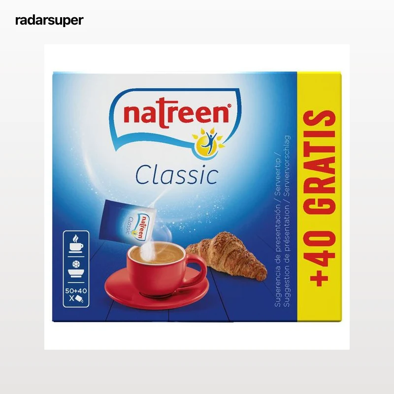 Edulcorante en sobres Natreen 50 + 40 unidades