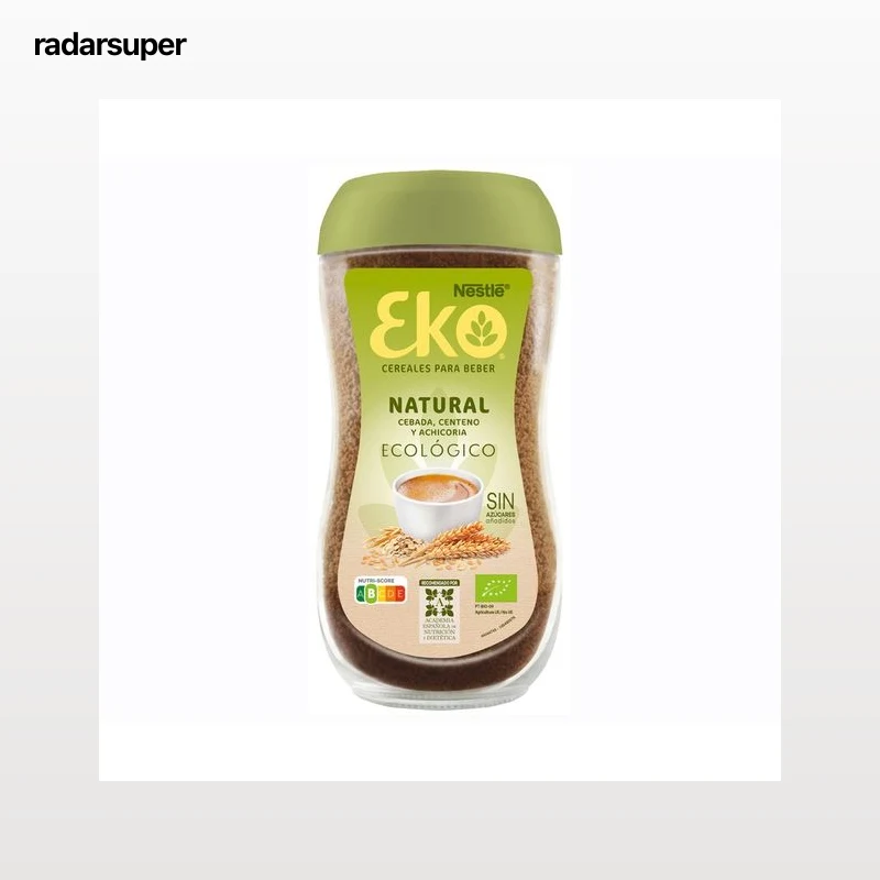 EKO Cereales solubles para beber, sin azúcares añadidos ecológico frasco de vidrio de 150 g.