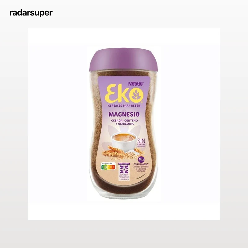 EKO Cereales solubles para beber, sin azúcares añadidos Magnesio 150 g.