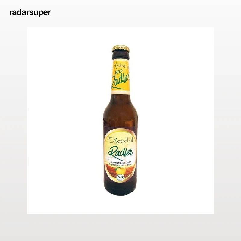 EKOTREBOL Cerveza radler (con limón) ecológica botella 33 cl.