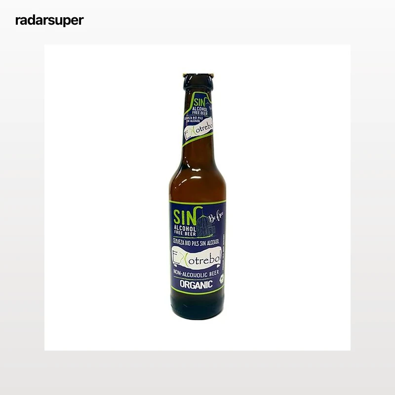 EKOTREBOL Cerveza sin alcohol ecológica EKOTREBOL botella de 33 cl.