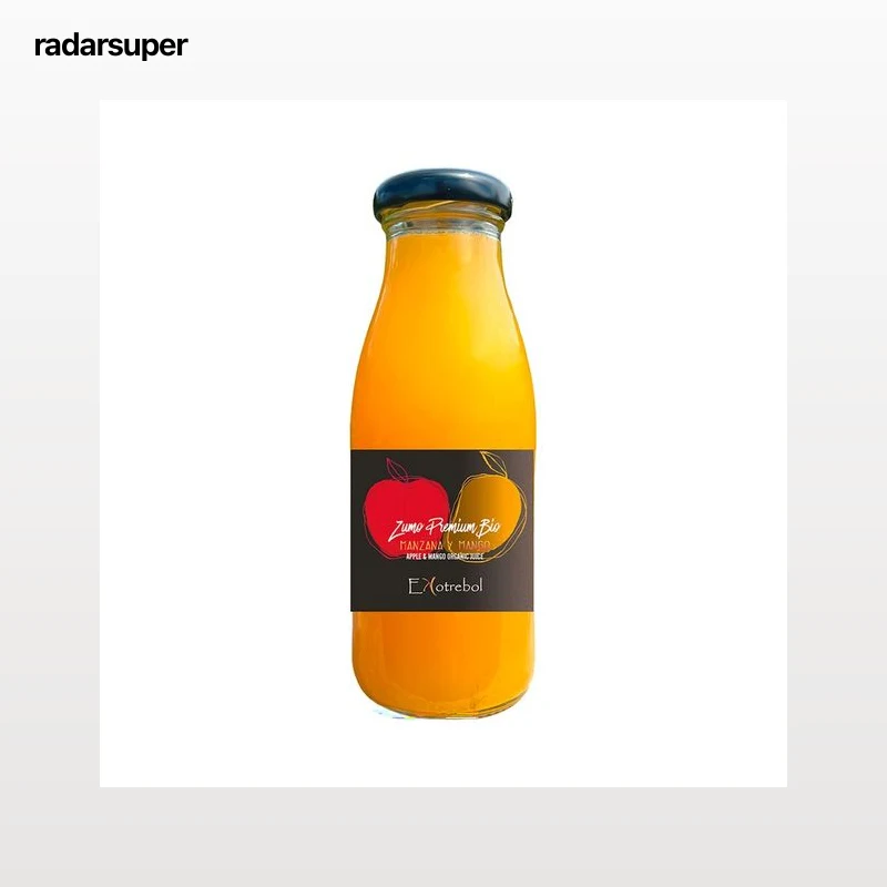 EKOTREBOL Zumo de manzana y mango premium ecológico 250 ml.