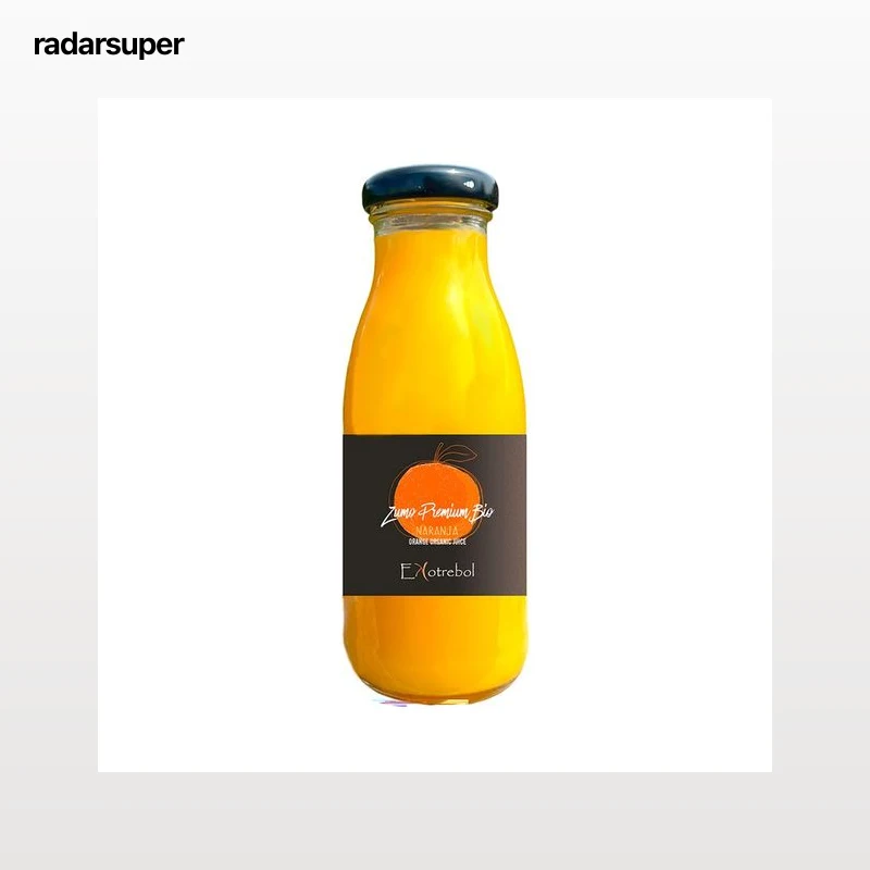 EKOTREBOL Zumo de naranja premium ecológico 250 ml.