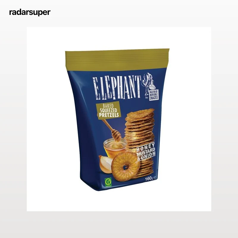 ELEPHANT  Pretzel miel mostaza 160 g.