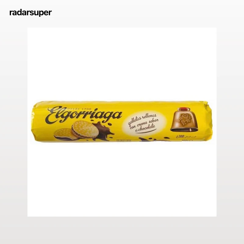 ELGORRIAGA Galleta rellena de chocolate 300 g.