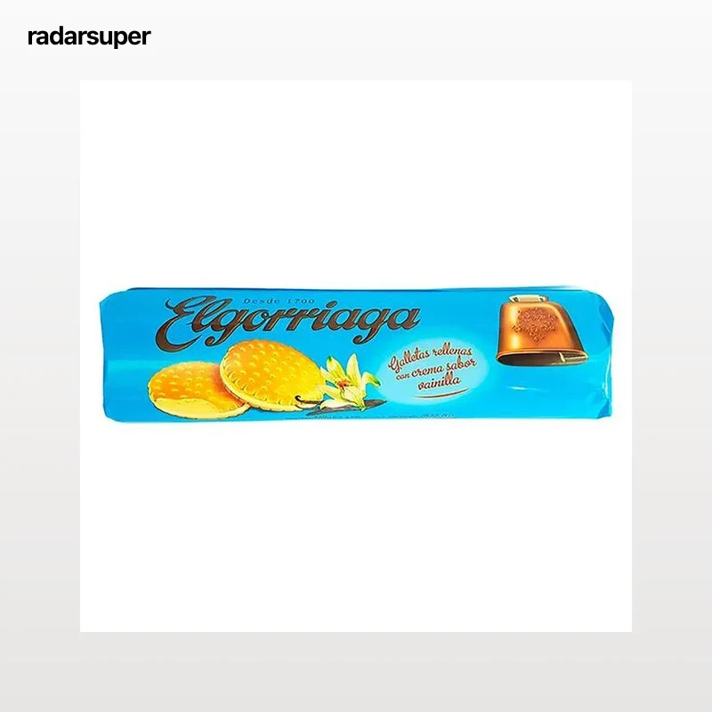 ELGORRIAGA Galletas rellenas sabor vainilla 500 g.