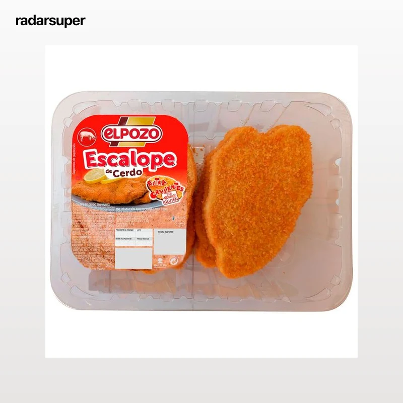 ELPOZO Escalope de cerdo empanado 8 uds. 840 g.