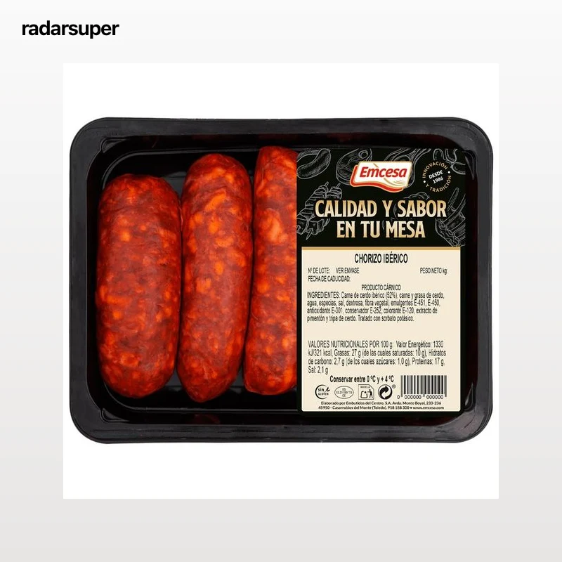 EMCESA Badeja de chorizos ibéricos