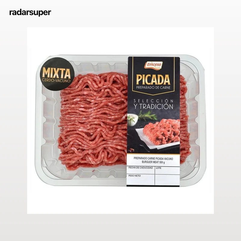 EMCESA Preparado de carne mixta (cerdo y vacuno) 500 g.