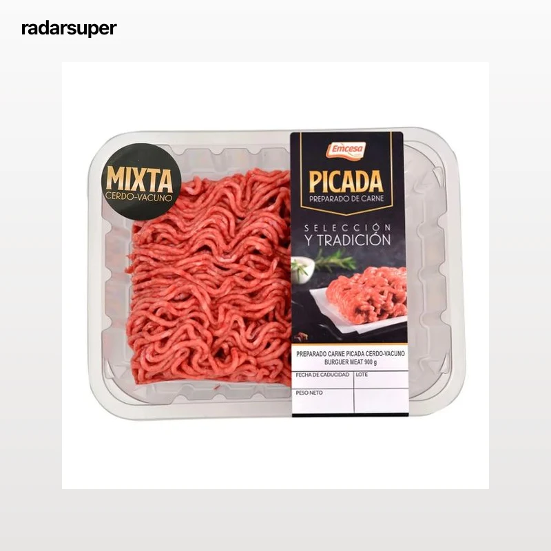 EMCESA Preparado de carne picada mixta (cerdo y vacuno) 900 g.
