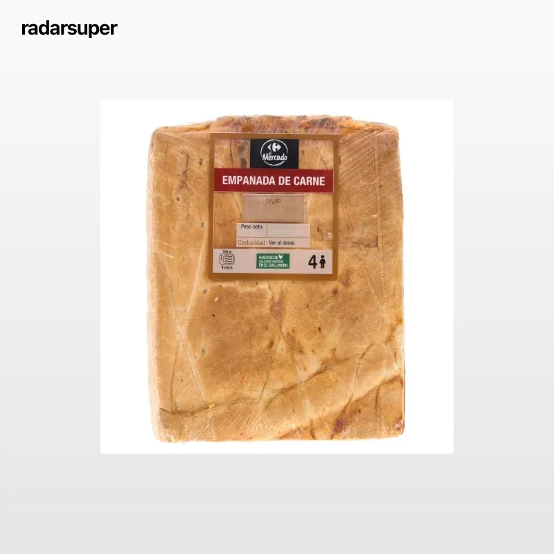 Empanada hojaldre de carne El Mercado 600 g