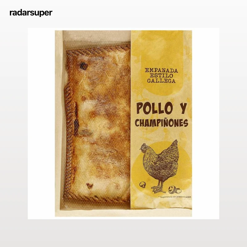 Empanada de pollo con champiñones peso 680g