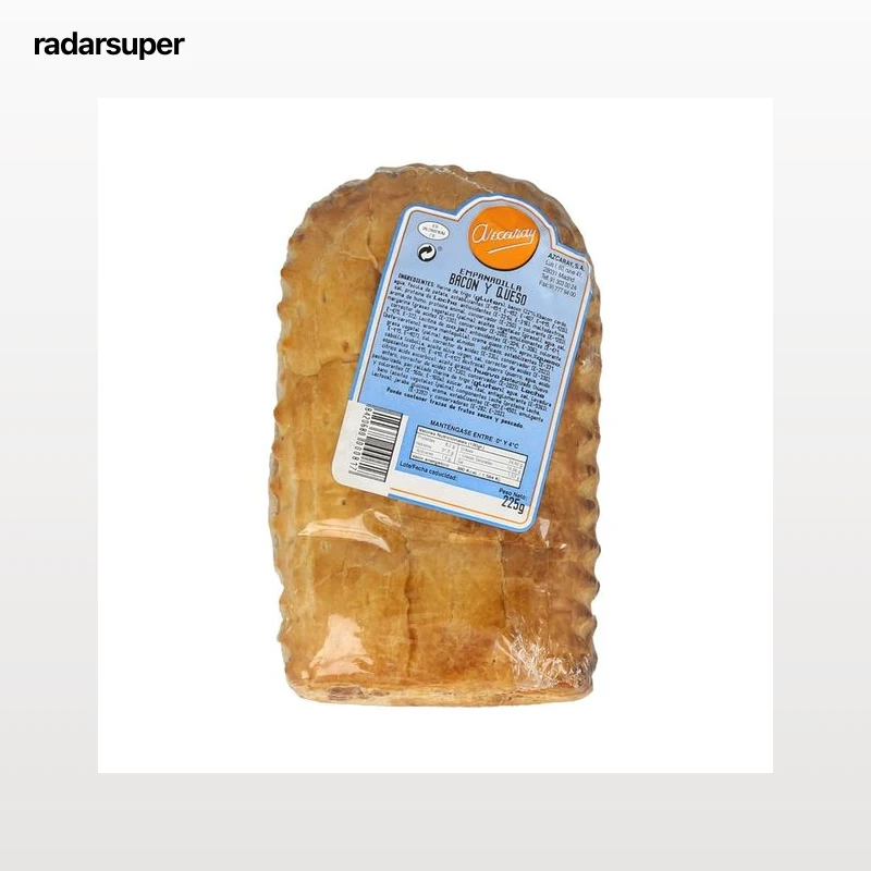 Empanadilla de hojaldre rellena de bacon y queso AZCARAY 225 gr