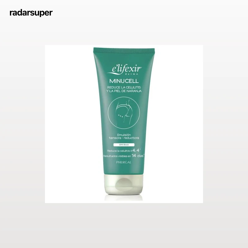 Emulsión dermo tensora y reductora Minucell E'lifexir 200 ml.