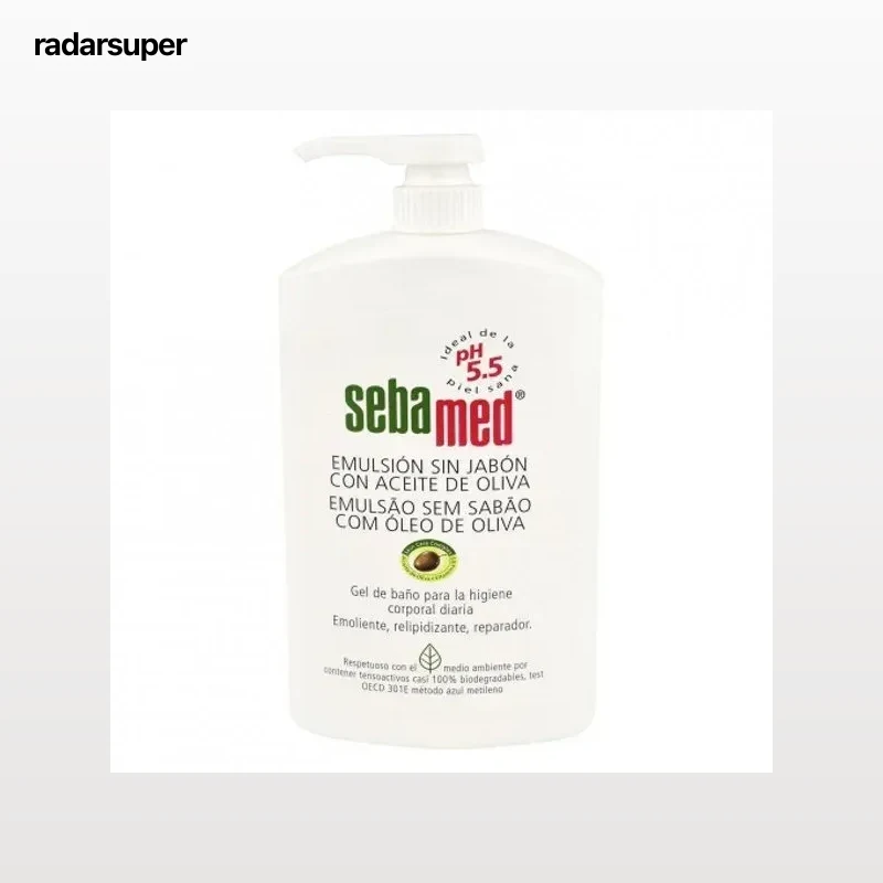 Emulsión sin jabón con aceite de oliva Sebamed 1 l.