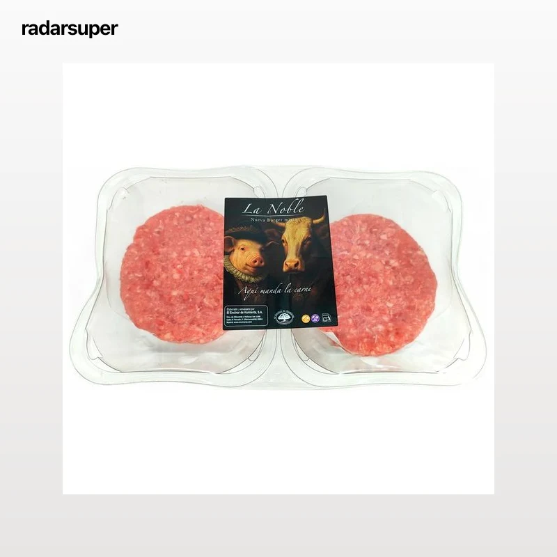 EL ENCINAR DE HUMIENTA La noble Burger meat mixta (vacuno - cerdo) 4 x 90 g.