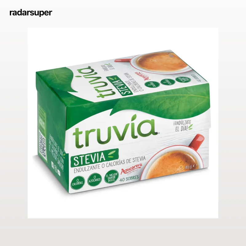 Endulzante de stevia 0 calorías Truvia 40 unidades