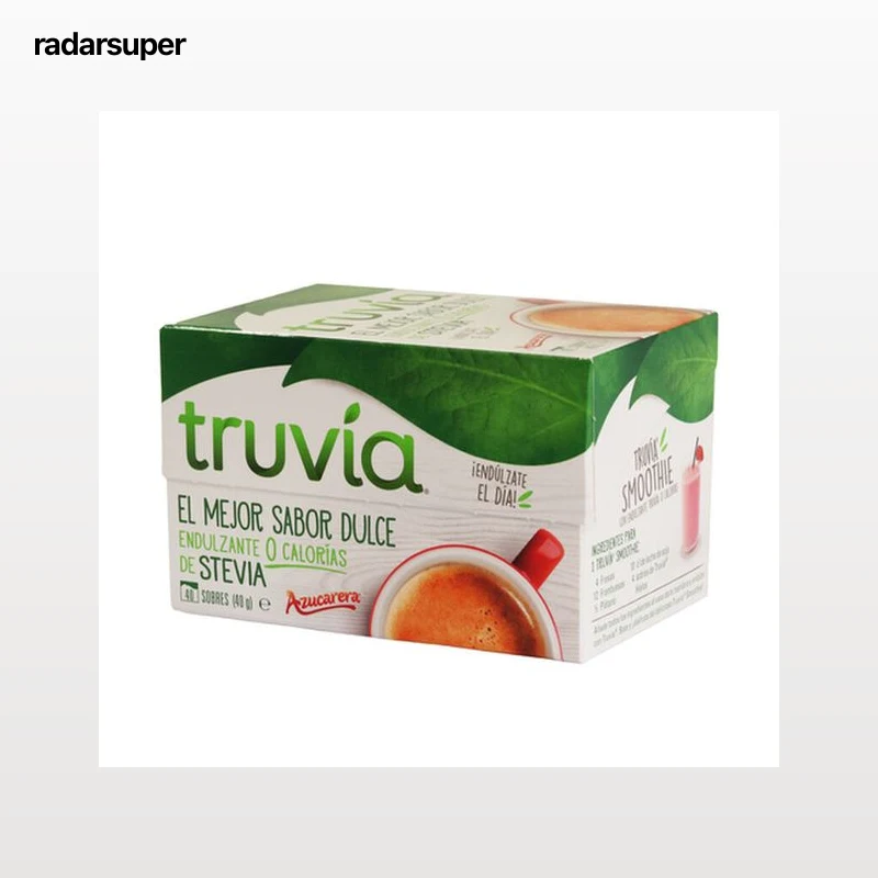 Endulzante Truvia stevia 40 sobres